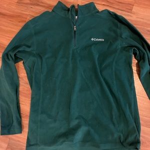 Green Columbia Quarterzip Size (L)